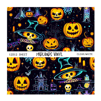 NEON HALLOWEEN - ASSORTED PATTERNS