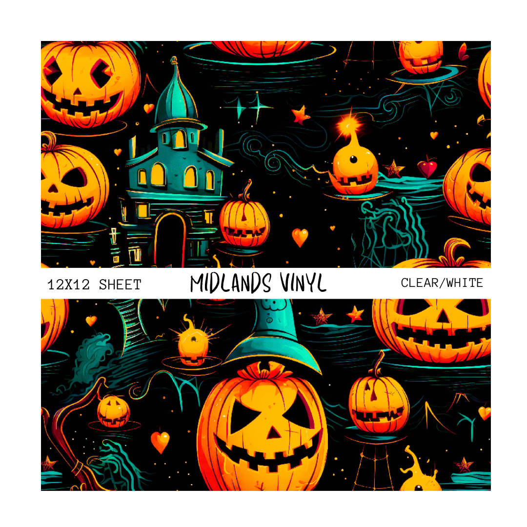 NEON HALLOWEEN - ASSORTED PATTERNS