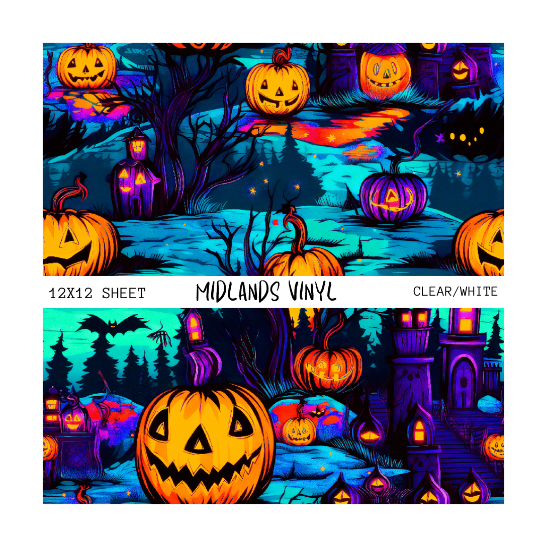 NEON HALLOWEEN - ASSORTED PATTERNS