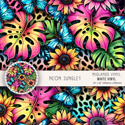 NEON JUNGLE COLLECTION - ASSORTED SIZES/PATTERNS
