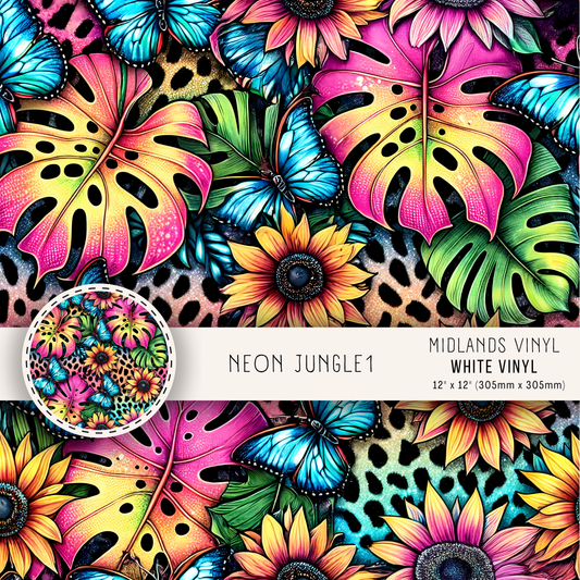 NEON JUNGLE COLLECTION - ASSORTED SIZES/PATTERNS