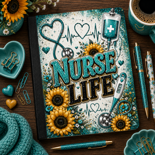 NURSE LIFE COMPOSITION NOTEBOOK