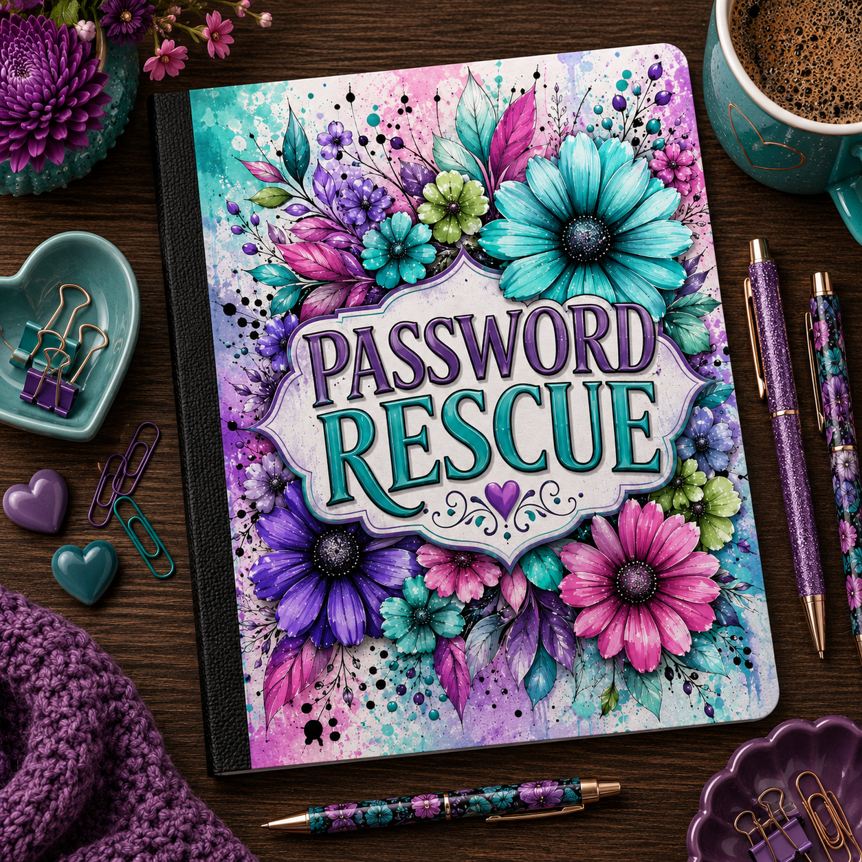 PASSWORD RESCUE COMPOSITION NOTEBOOK