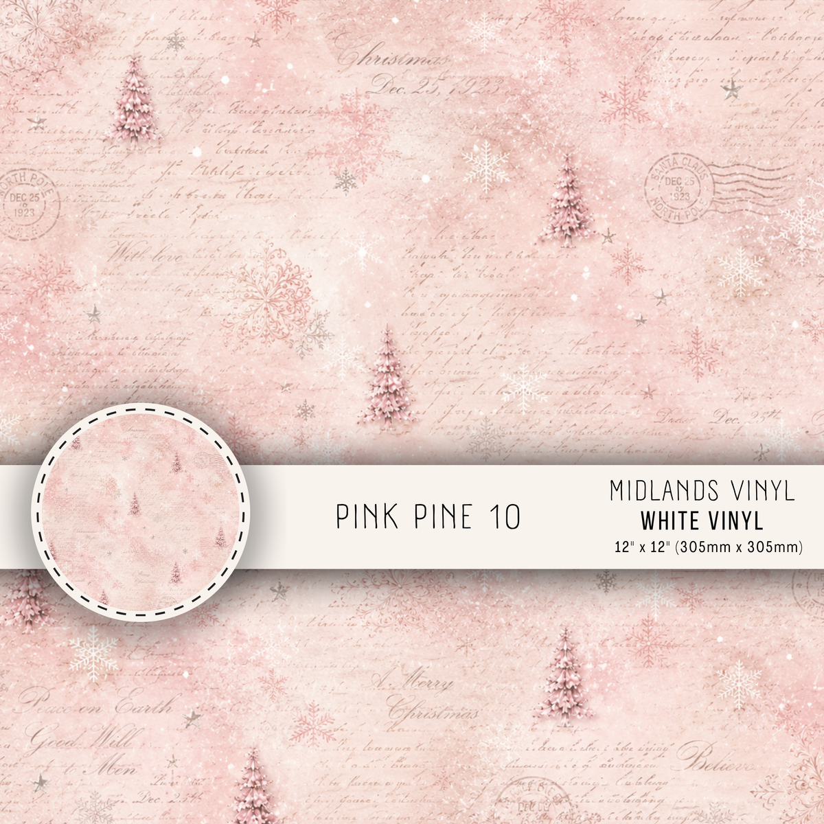 PINK PINE COLLECTION - ASSORTED PATTERNS/SIZES