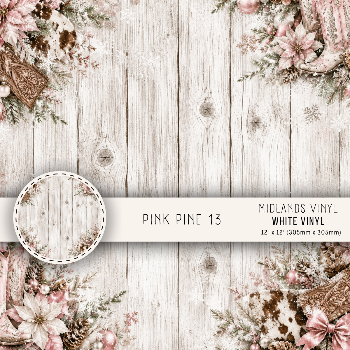 PINK PINE COLLECTION - ASSORTED PATTERNS/SIZES