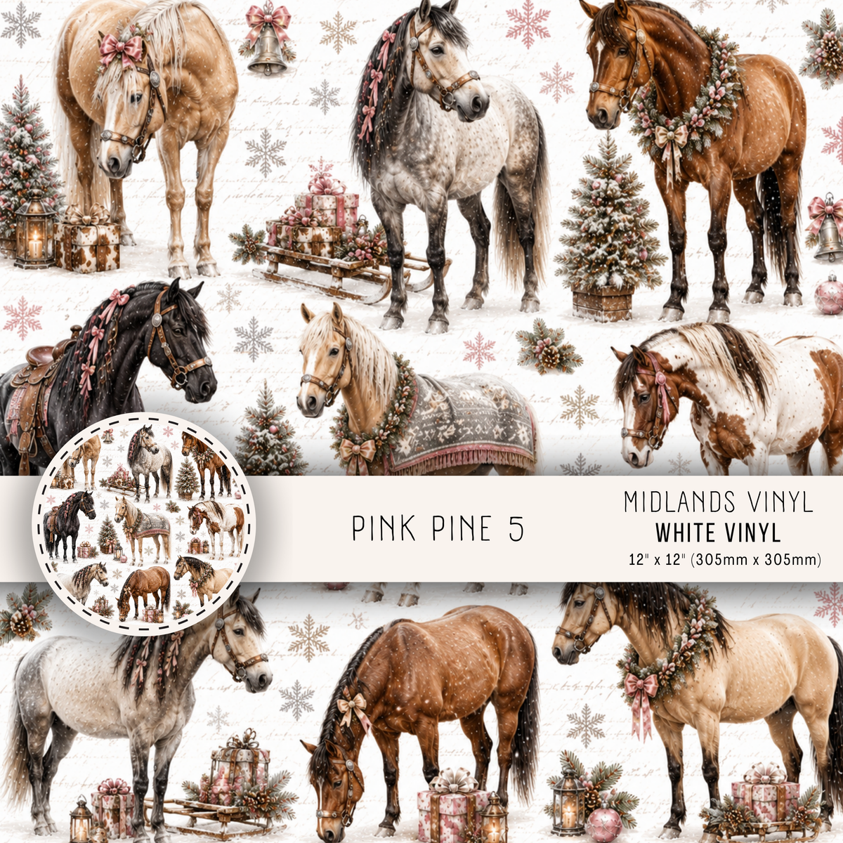 PINK PINE COLLECTION - ASSORTED PATTERNS/SIZES