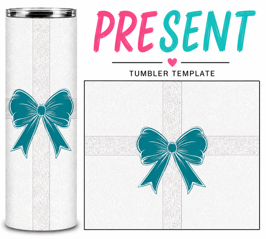 PRESENT TUMBLER TEMPLATE - DIGITAL FILE