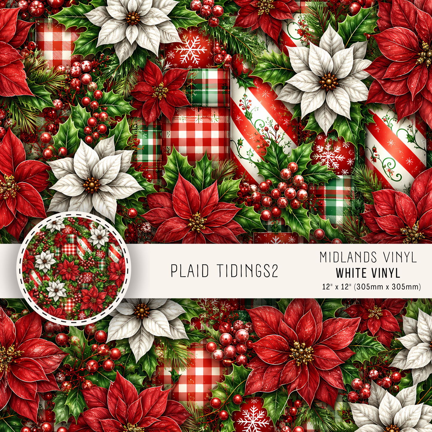 PLAID TIDINGS - ASSORTED SIZES/PATTERNS