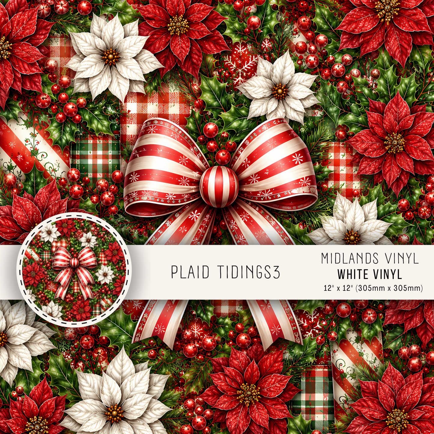 PLAID TIDINGS - ASSORTED SIZES/PATTERNS