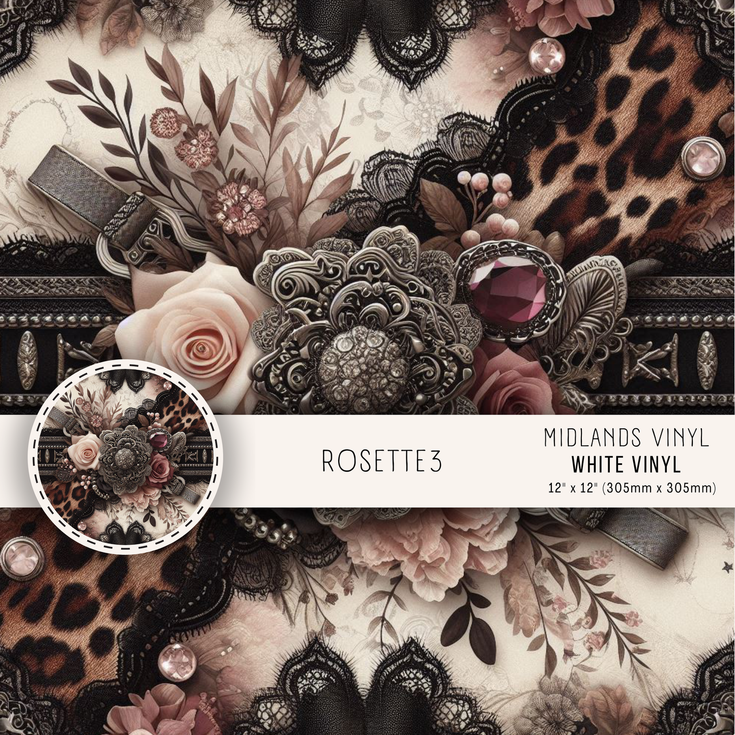 ROSETTE COLLECTION - ASSORTED SIZES/PATTERNS