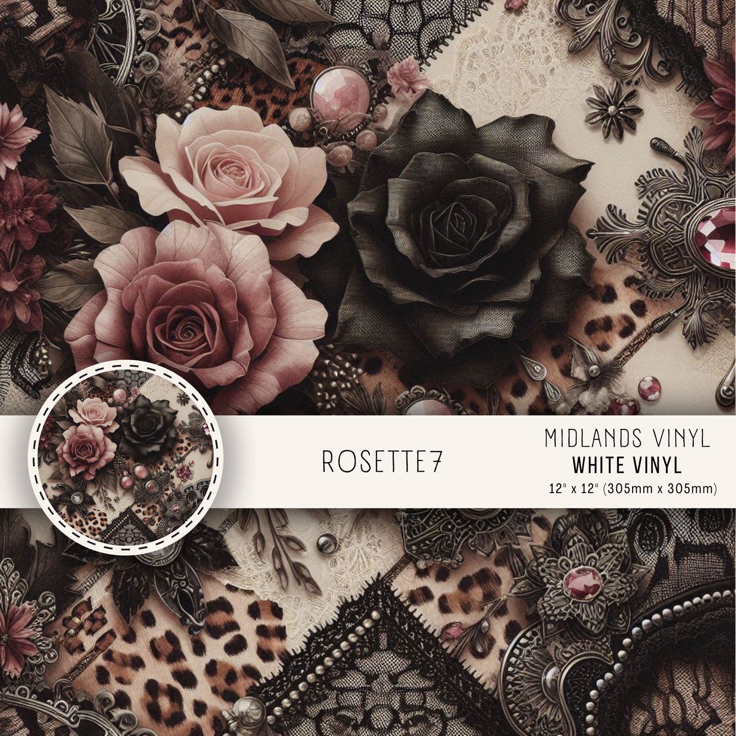 ROSETTE COLLECTION - ASSORTED SIZES/PATTERNS