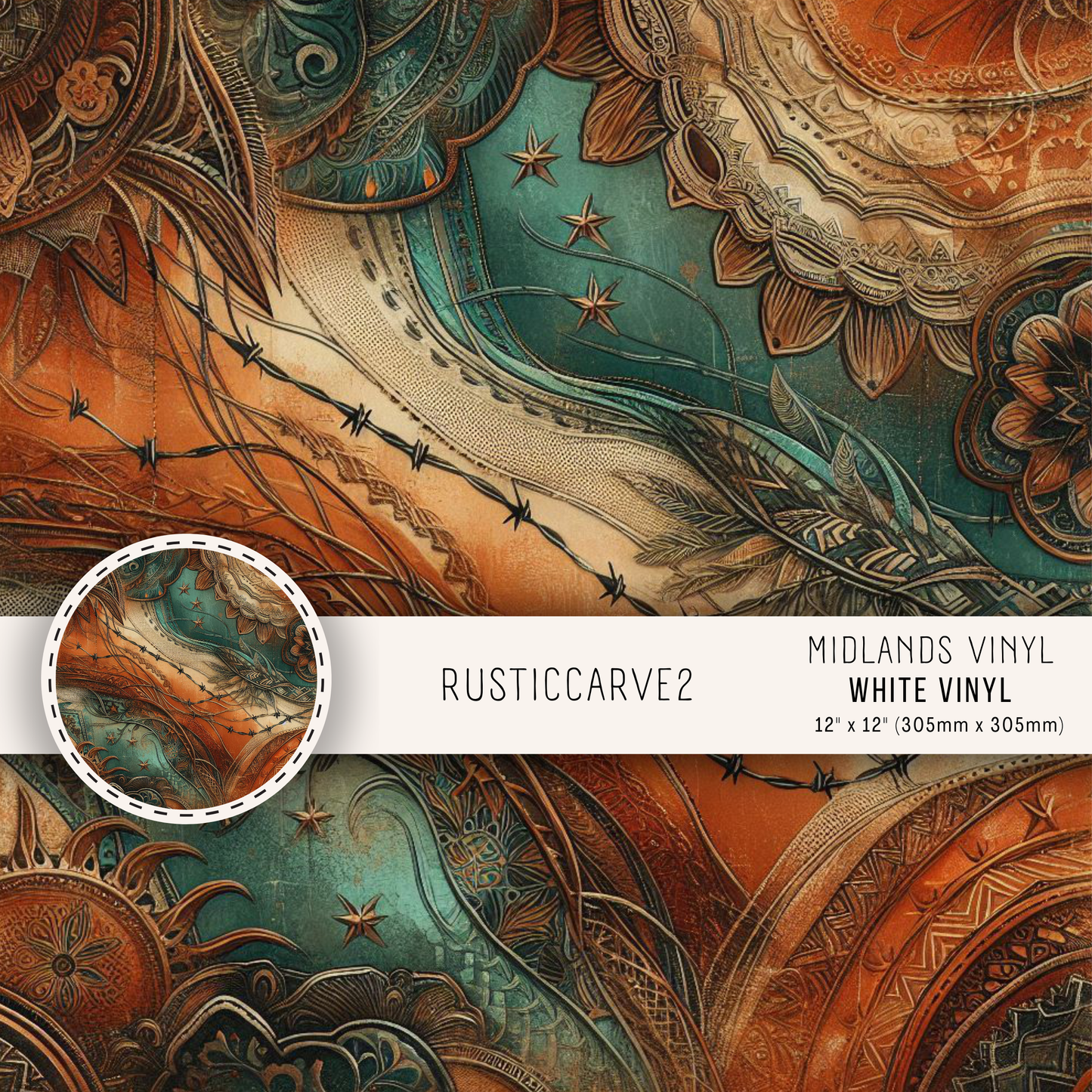 RUSTIC CARVE COLLECTION - ASSORTED SIZES/PATTERNS