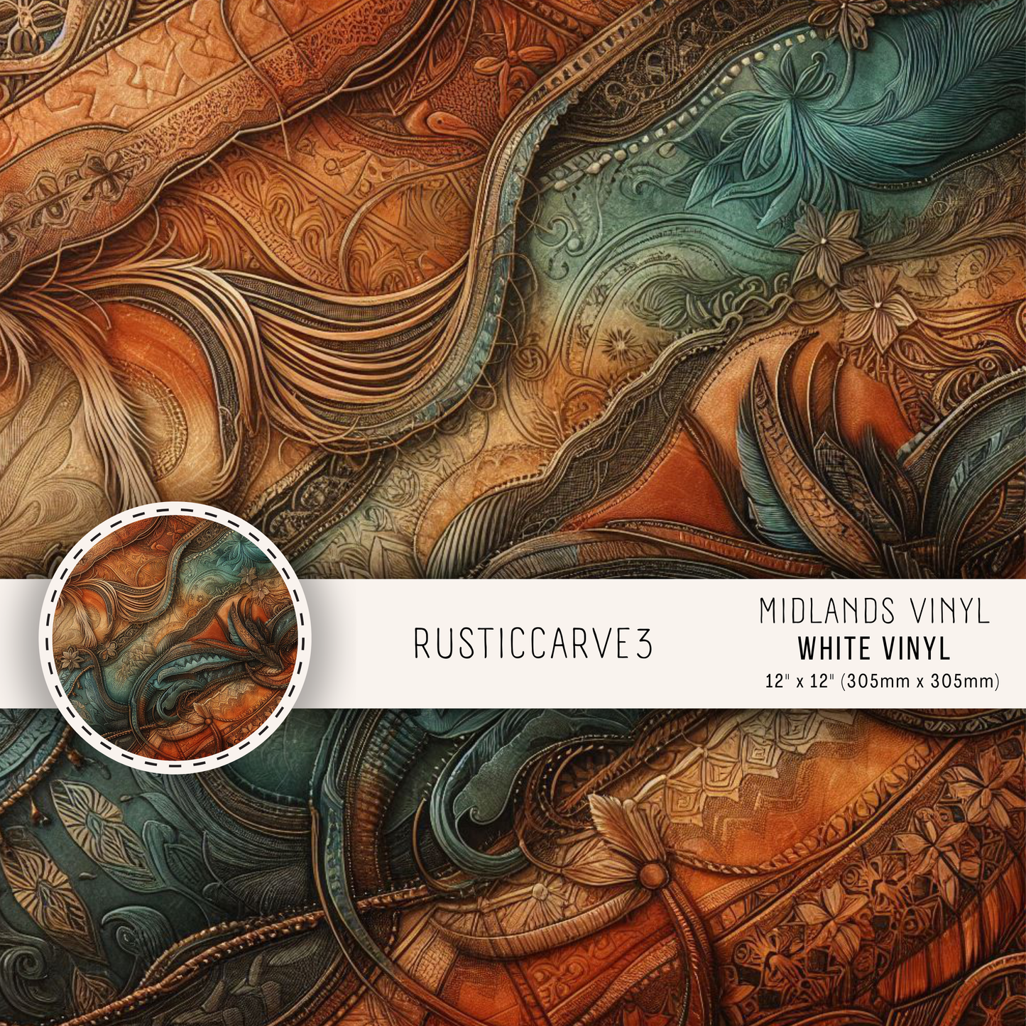 RUSTIC CARVE COLLECTION - ASSORTED SIZES/PATTERNS