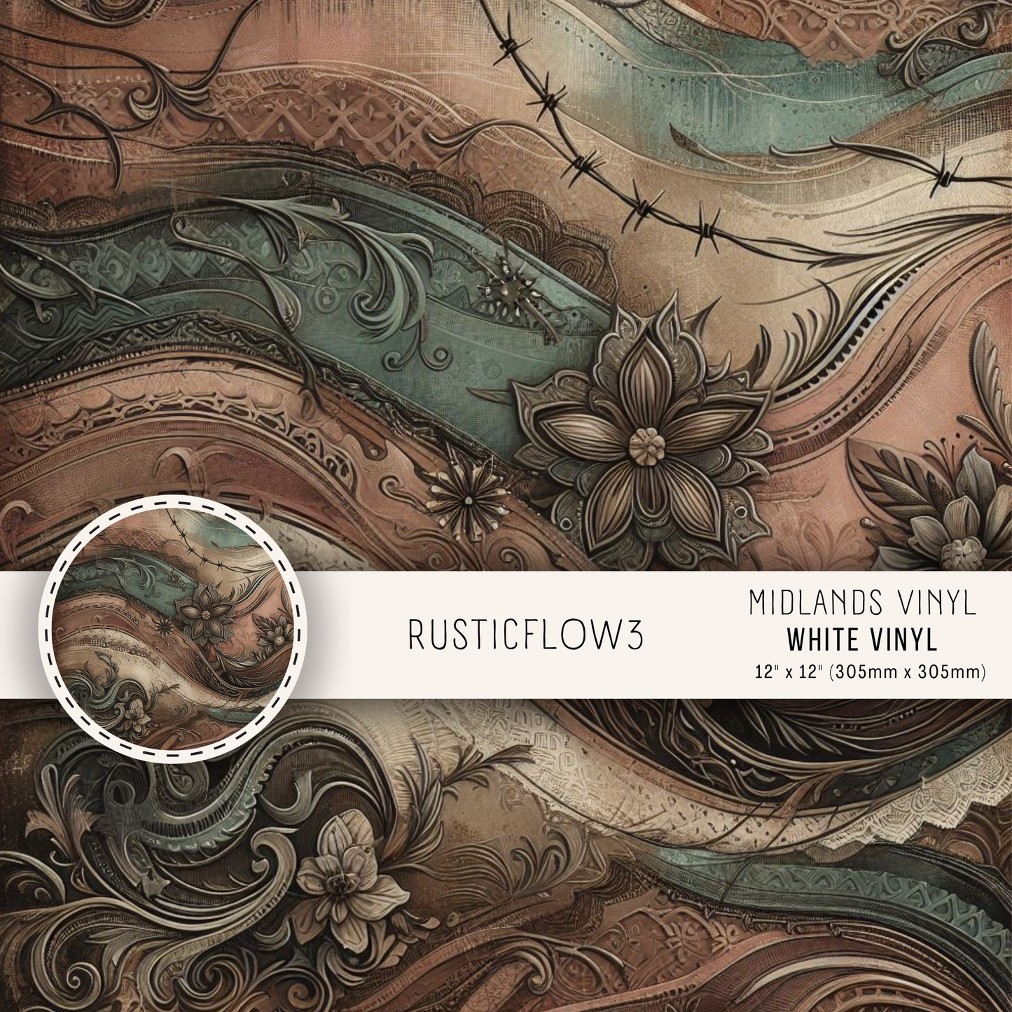 RUSTIC FLOW COLLECTION - ASSORTED SIZES/PATTERNS