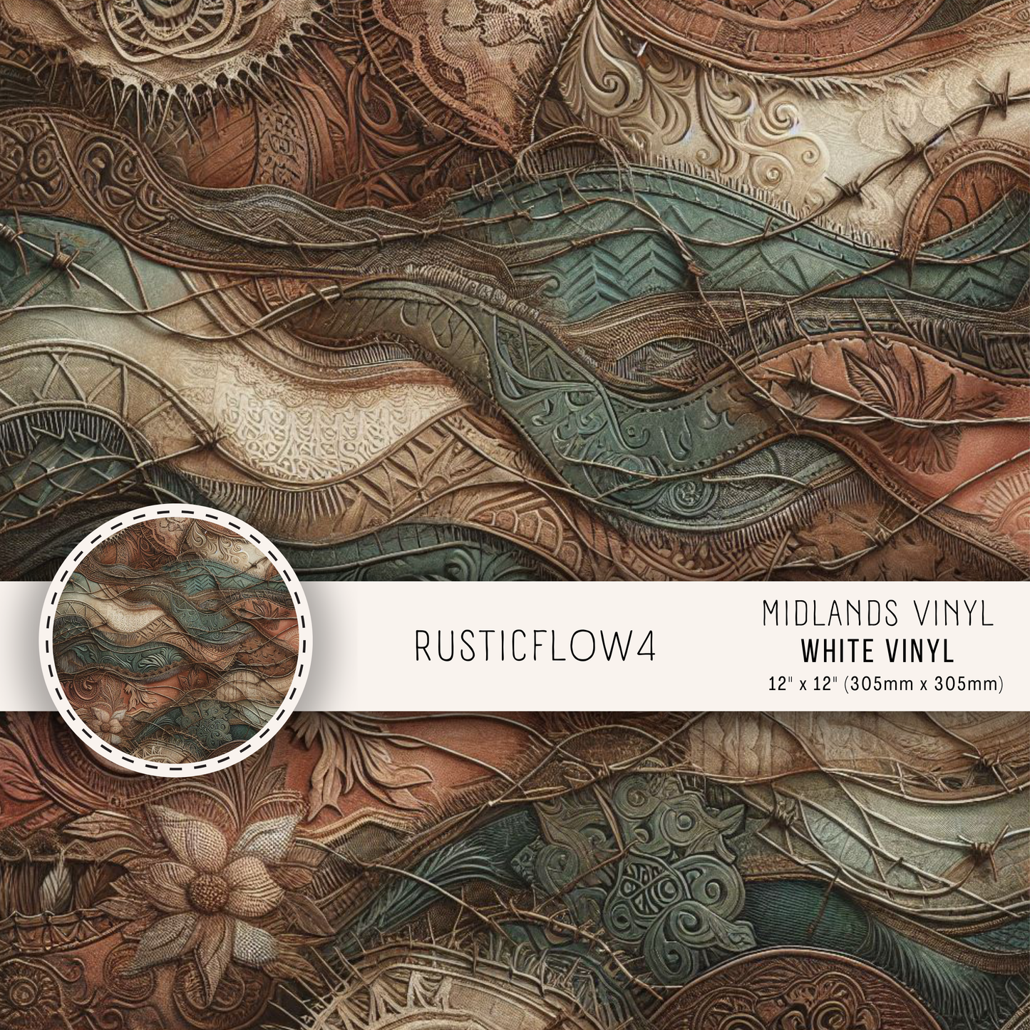 RUSTIC FLOW COLLECTION - ASSORTED SIZES/PATTERNS