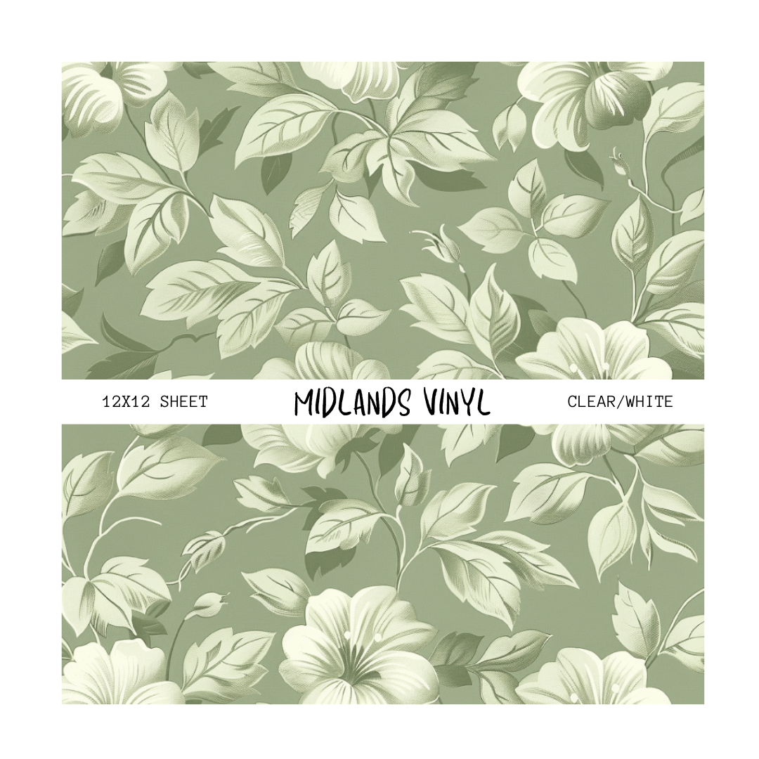 SAGE GREEN FLORAL - ASSORTED PATTERNS