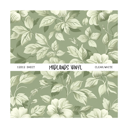 SAGE GREEN FLORAL - ASSORTED PATTERNS