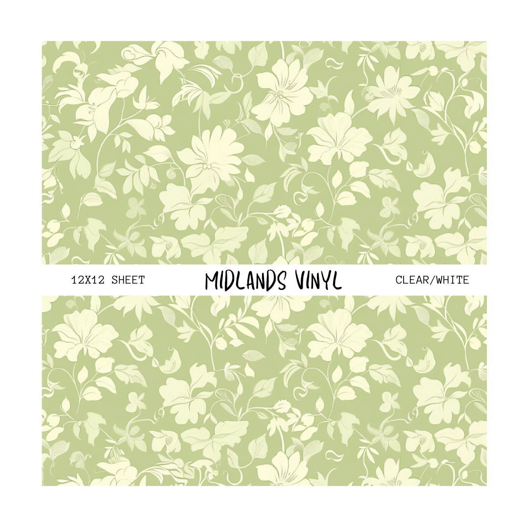 SAGE GREEN FLORAL - ASSORTED PATTERNS