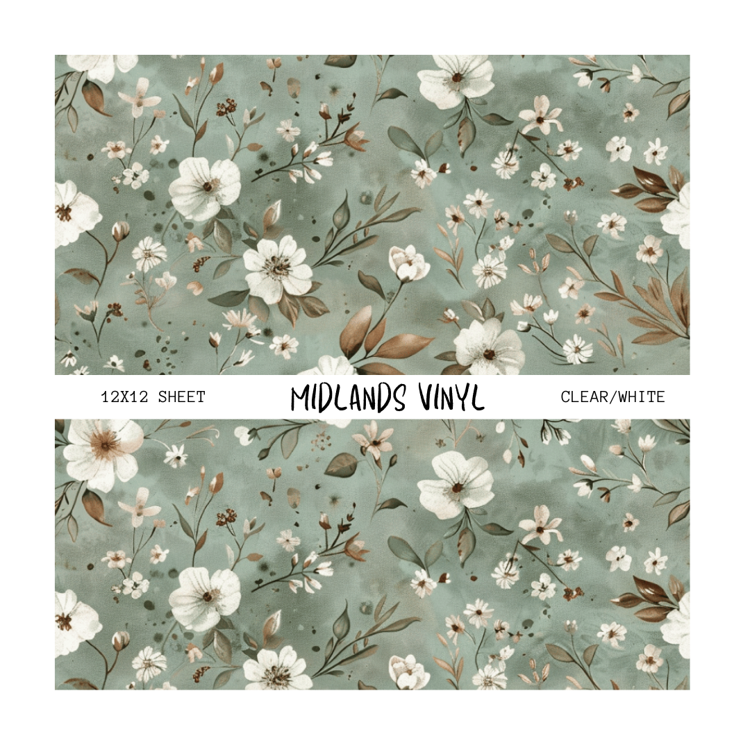 SAGE GREEN FLORAL - ASSORTED PATTERNS