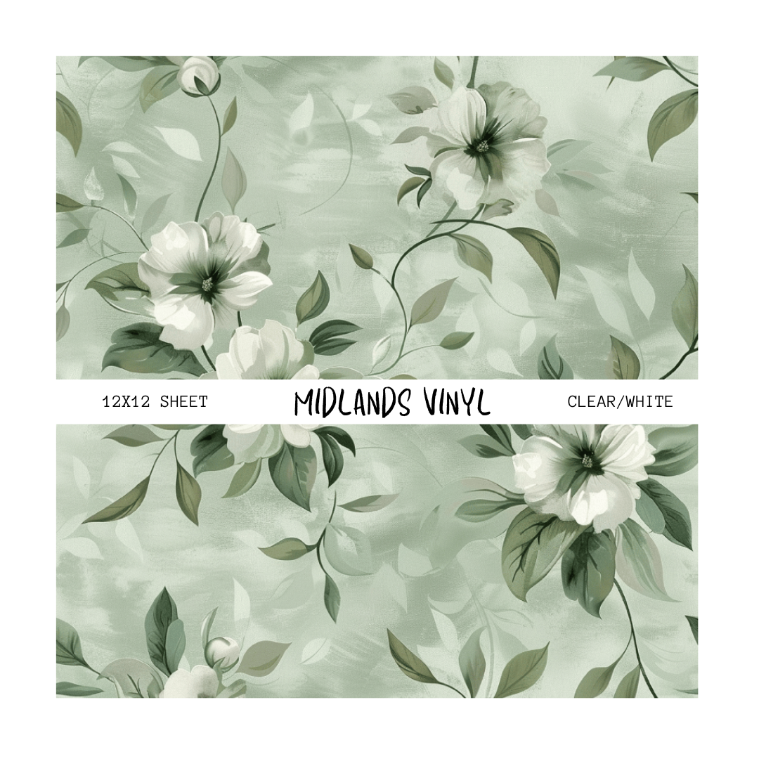 SAGE GREEN FLORAL - ASSORTED PATTERNS