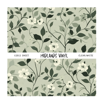 SAGE GREEN FLORAL - ASSORTED PATTERNS
