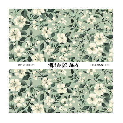 SAGE GREEN FLORAL - ASSORTED PATTERNS