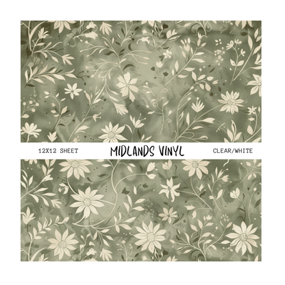 SAGE GREEN FLORAL - ASSORTED PATTERNS