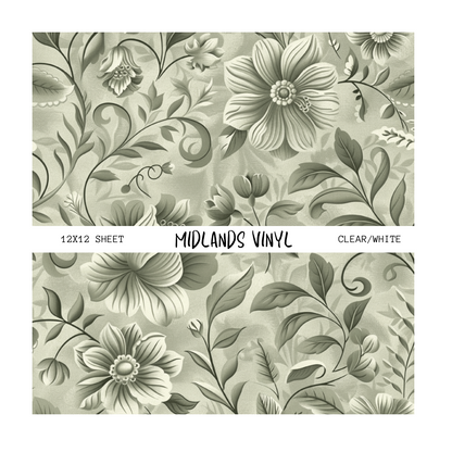 SAGE GREEN FLORAL - ASSORTED PATTERNS