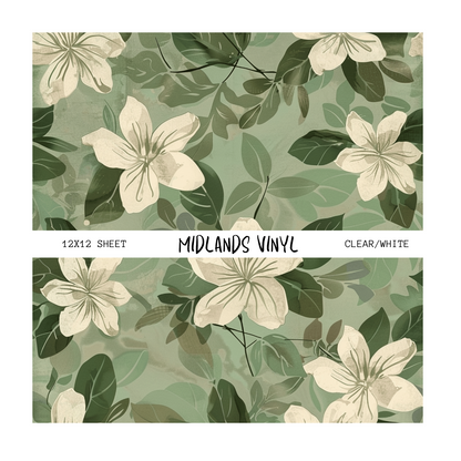 SAGE GREEN FLORAL - ASSORTED PATTERNS