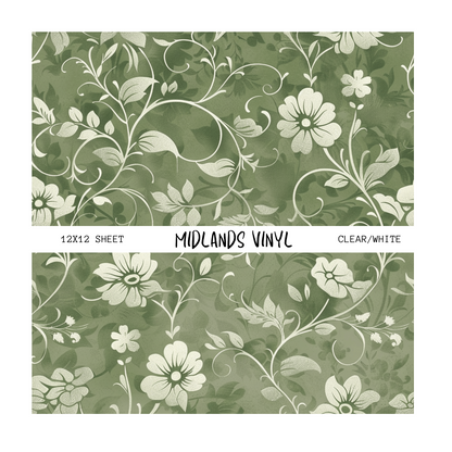 SAGE GREEN FLORAL - ASSORTED PATTERNS