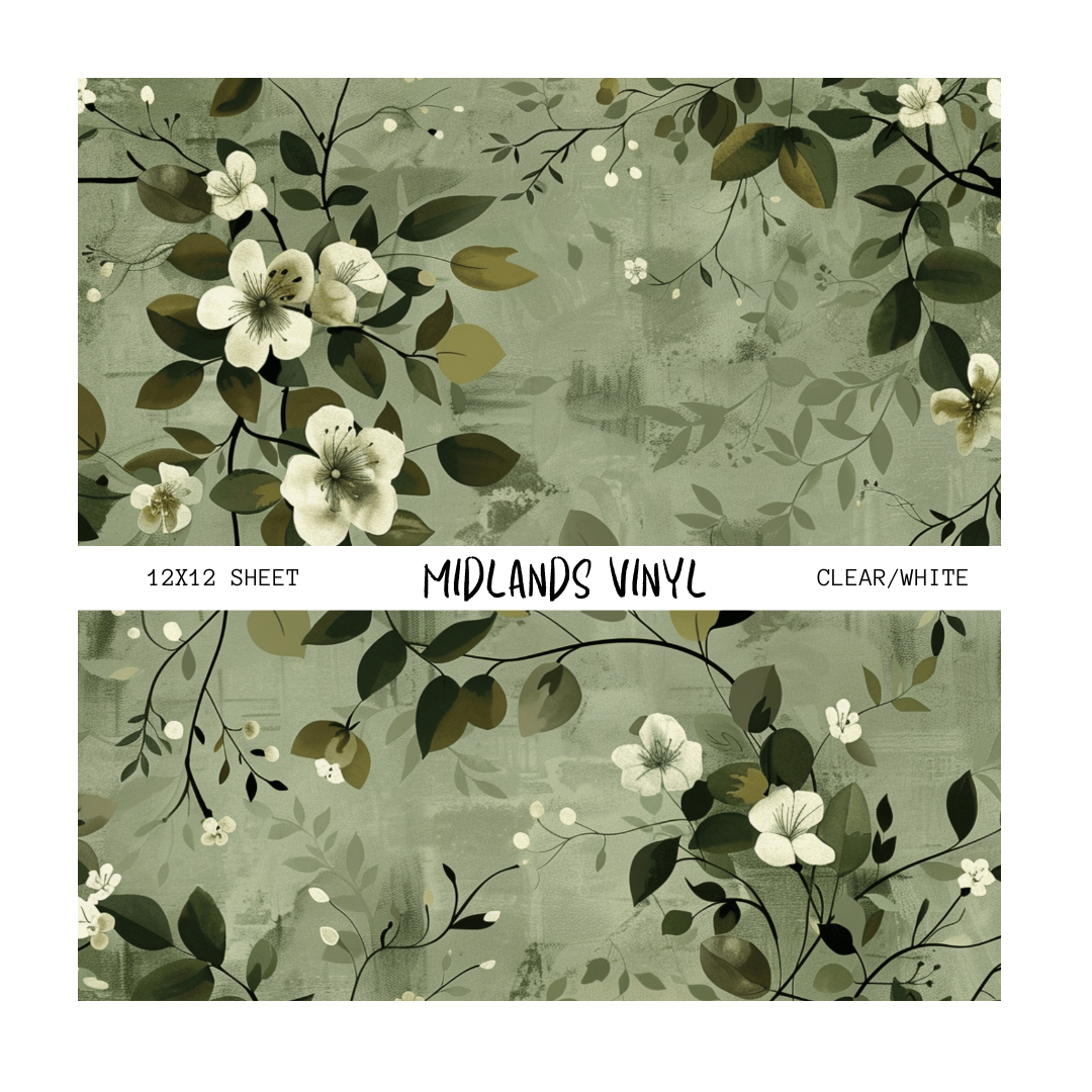 SAGE GREEN FLORAL - ASSORTED PATTERNS