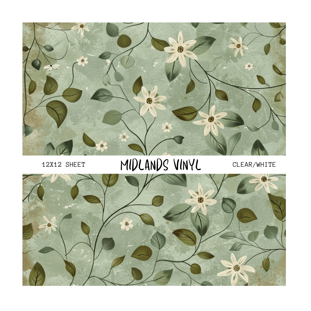 SAGE GREEN FLORAL - ASSORTED PATTERNS