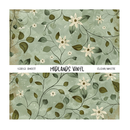 SAGE GREEN FLORAL - ASSORTED PATTERNS