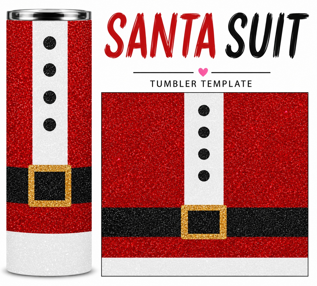 MV SANTA SUIT TUMBLER TEMPLATE