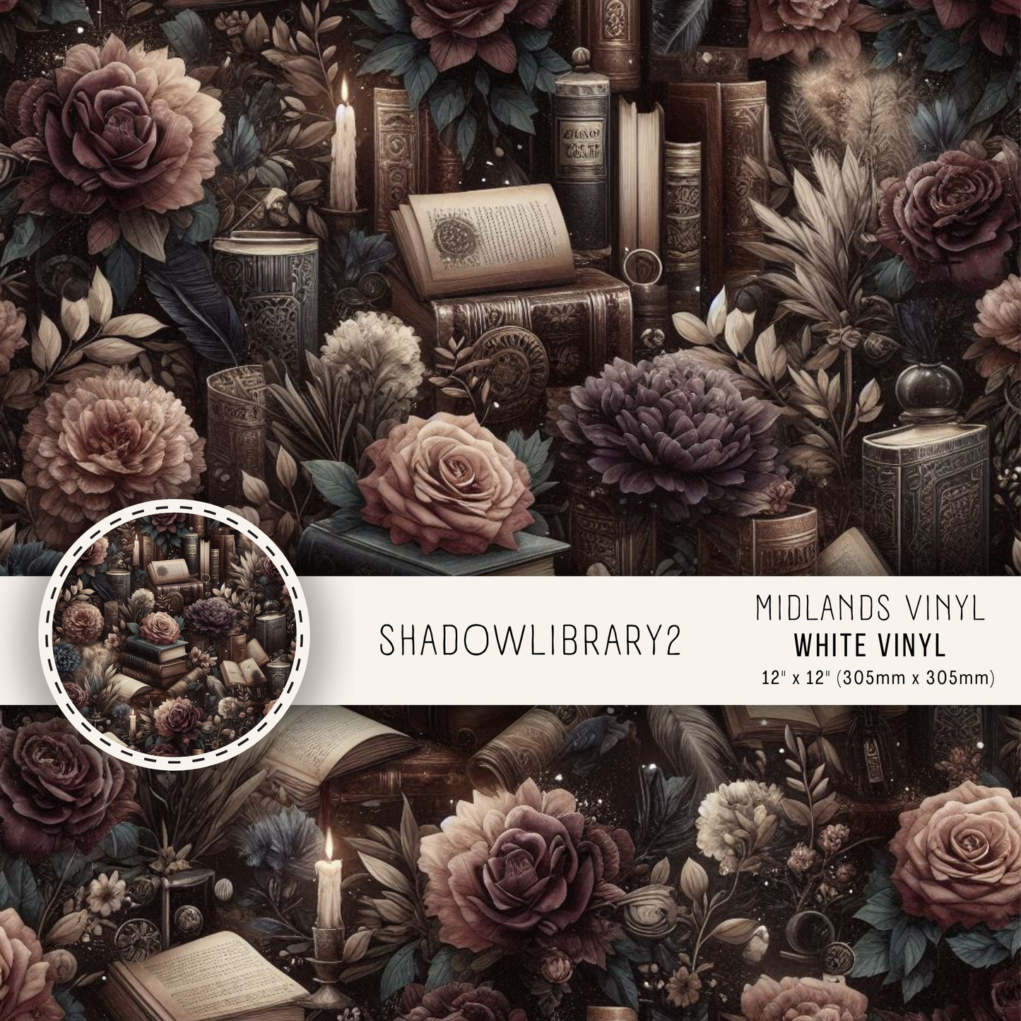 SHADOW LIBRARY COLLECTION - ASSORTED PATTERNS/SIZES