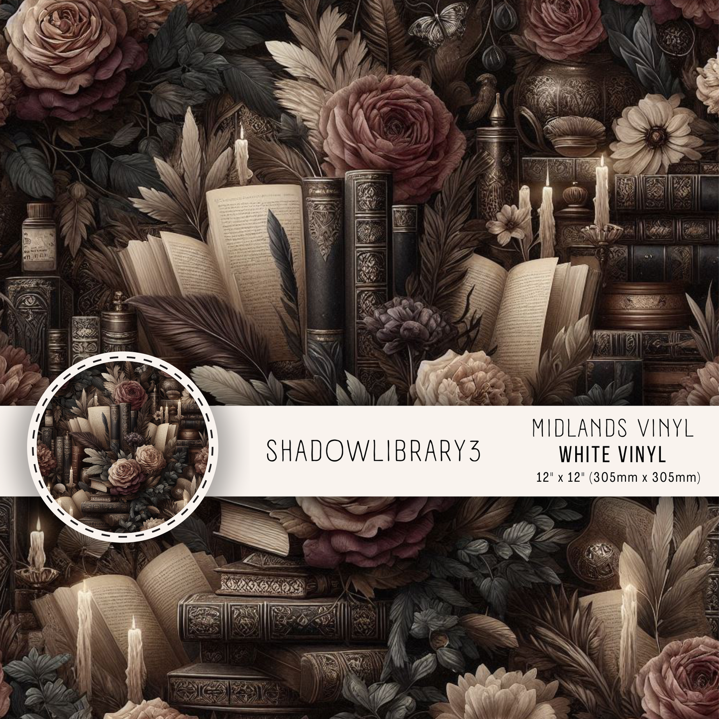 SHADOW LIBRARY COLLECTION - ASSORTED PATTERNS/SIZES
