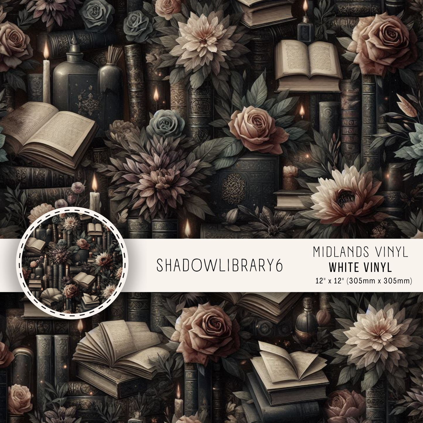 SHADOW LIBRARY COLLECTION - ASSORTED PATTERNS/SIZES