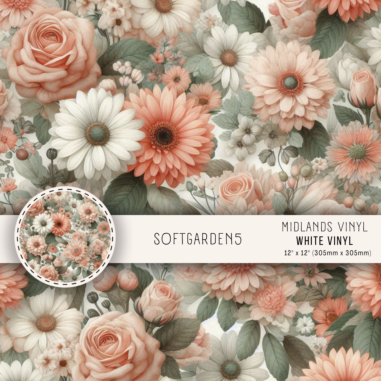 SOFT GARDEN COLLECTION - ASSORTED PATTERNS/SIZES