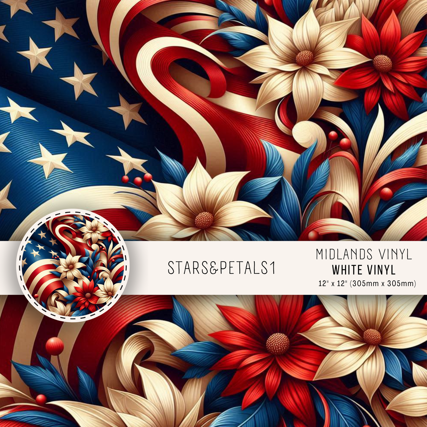 STARS & PETALS COLLECTION - ASSORTED PATTERNS/SIZES