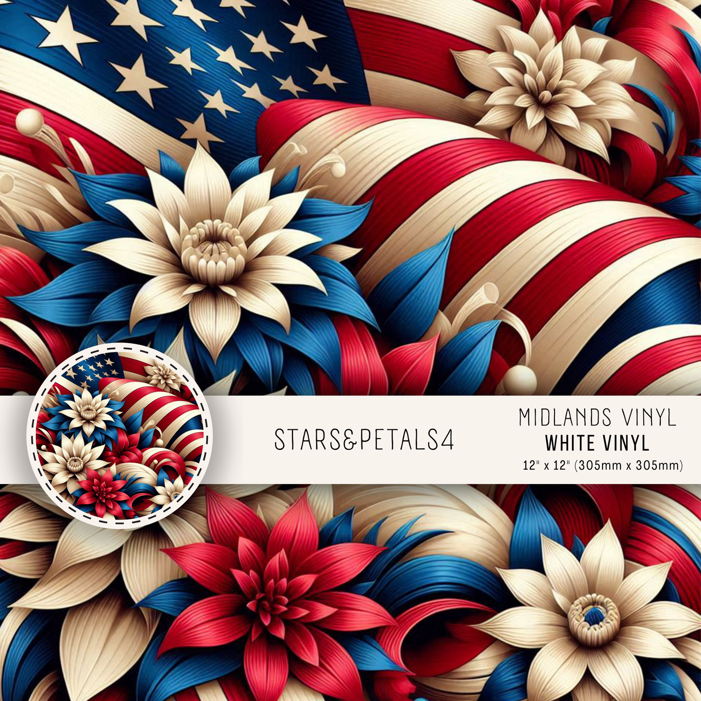STARS & PETALS COLLECTION - ASSORTED PATTERNS/SIZES