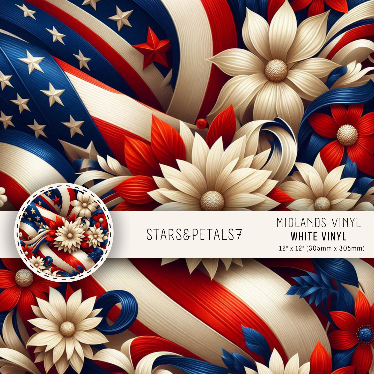 STARS & PETALS COLLECTION - ASSORTED PATTERNS/SIZES