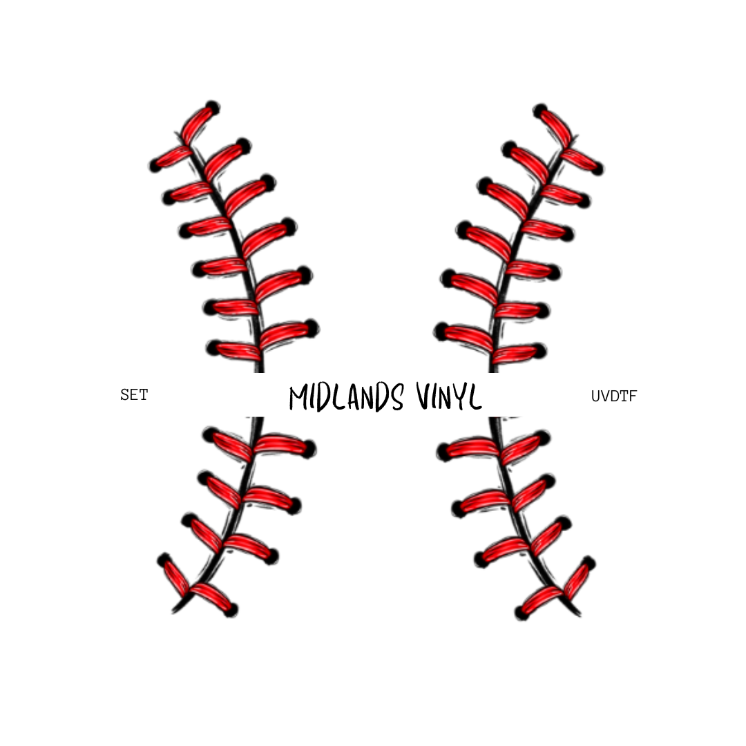 BASEBALL STITCH UVDTF