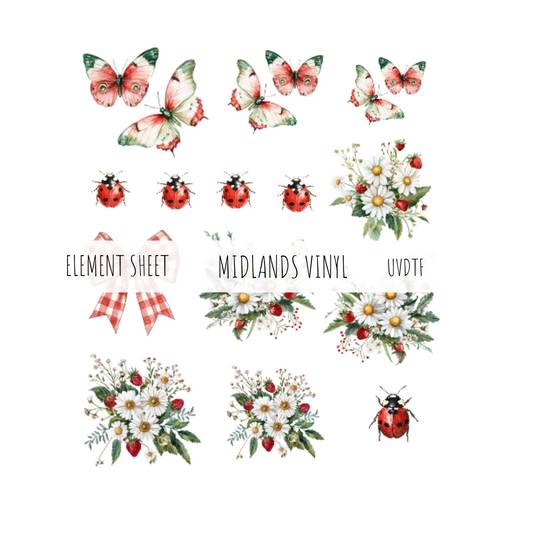 STRAWBERRY FIELDS ELEMENT SHEET