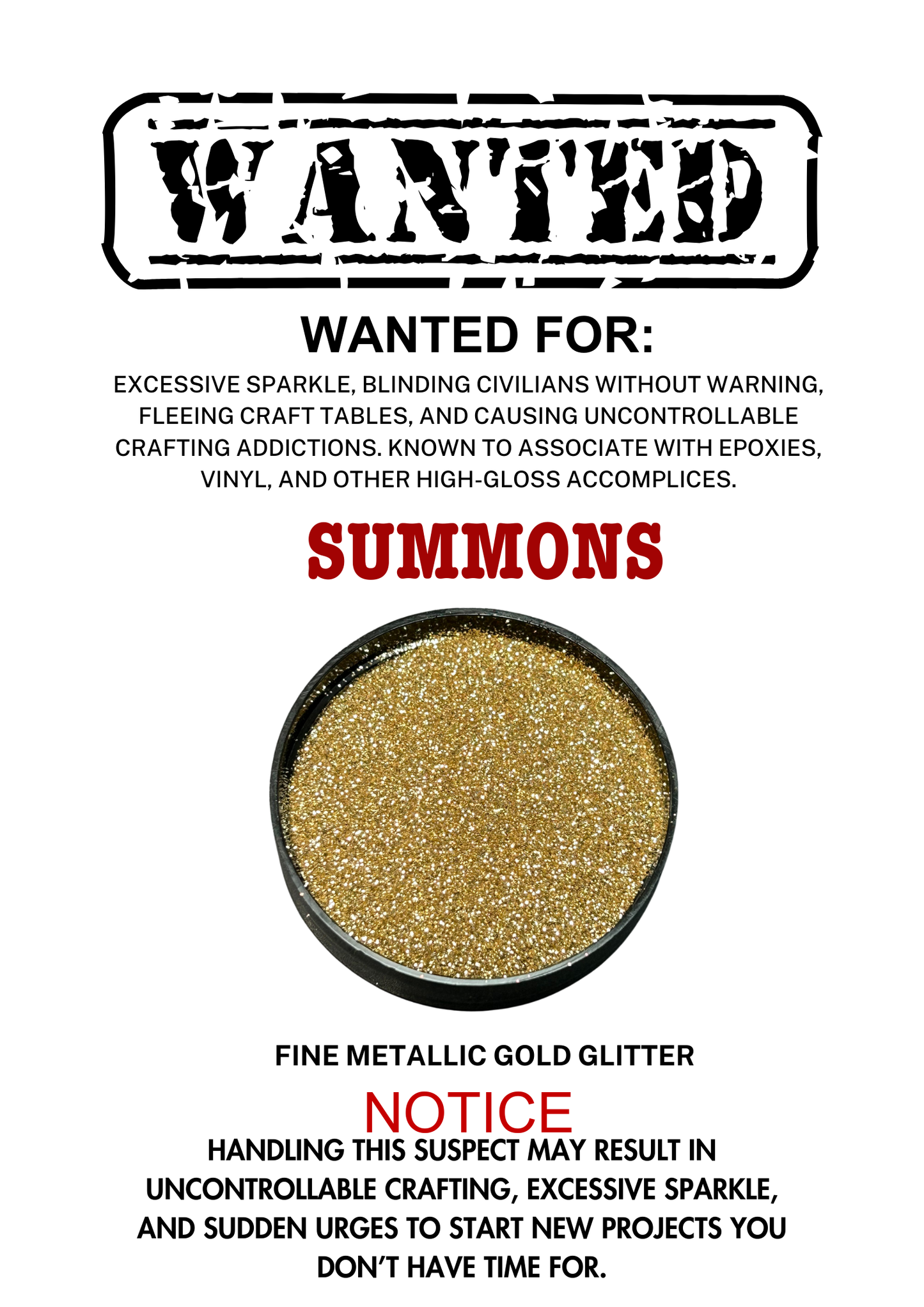 Summons – Light Gold Metallic Fine