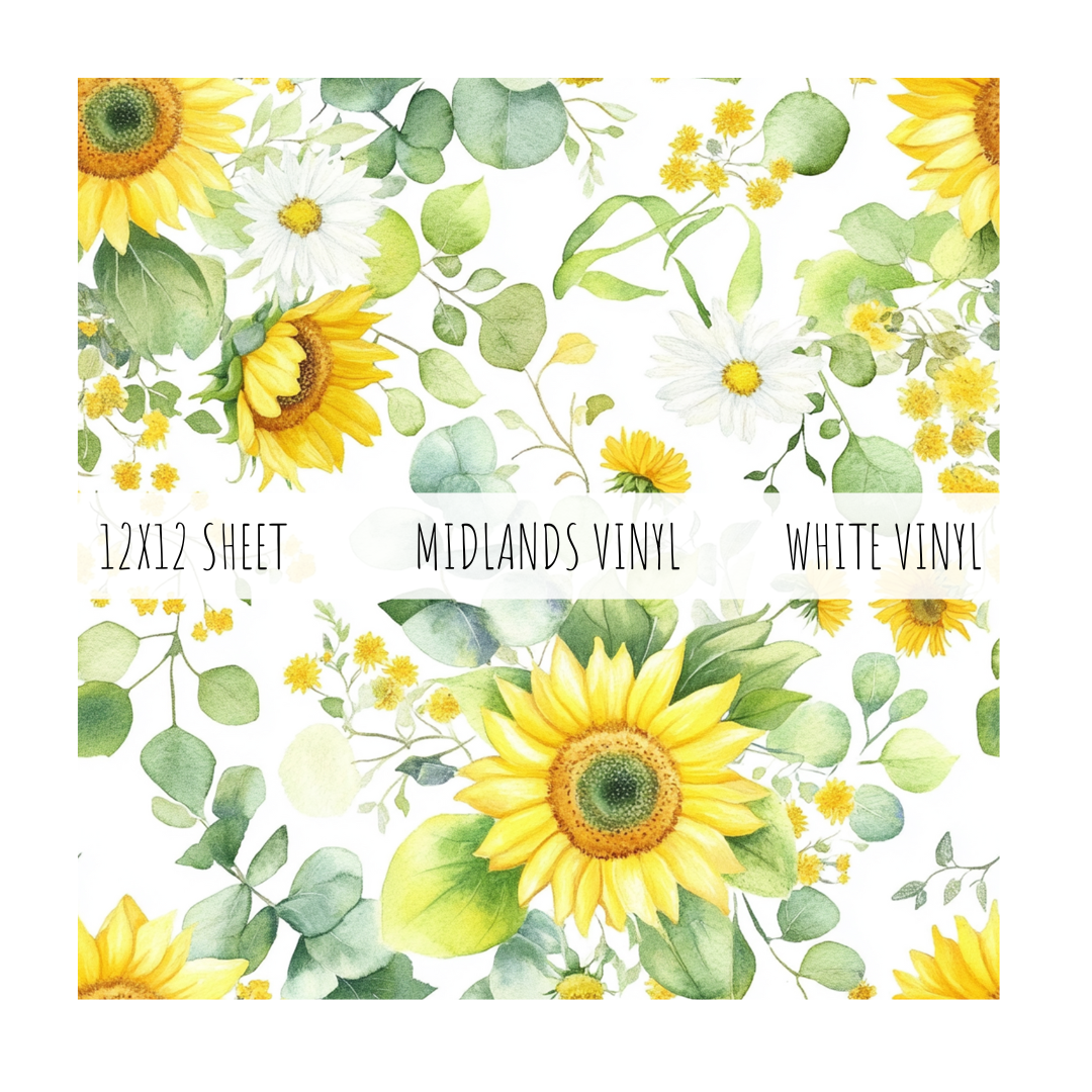 SUNFLOWER SUMMER W/ELEMENT SHEETS - ASSORTED PATTERNS