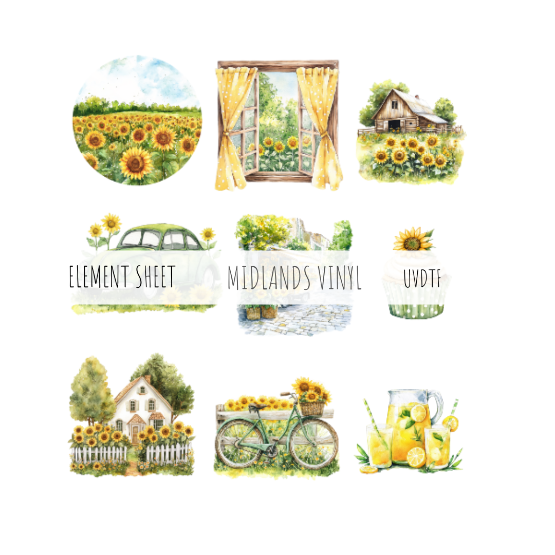 SUNFLOWERSUMMER ELEMENT SHEET 1