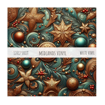 TOOLED CHRISTMAS COLLECTION - ASSORTED PATTERNS