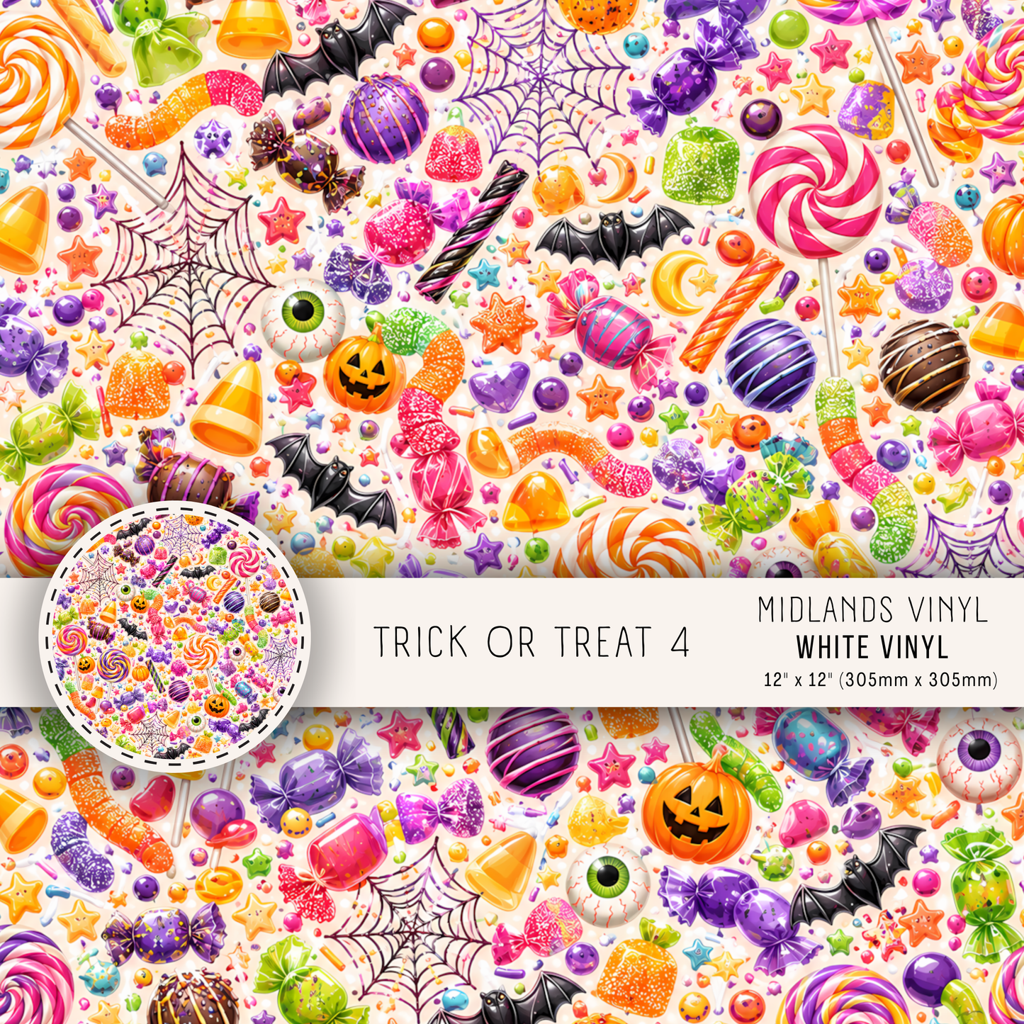 TRICK OR TREAT  - ASSORTED PATTERNS/SIZES