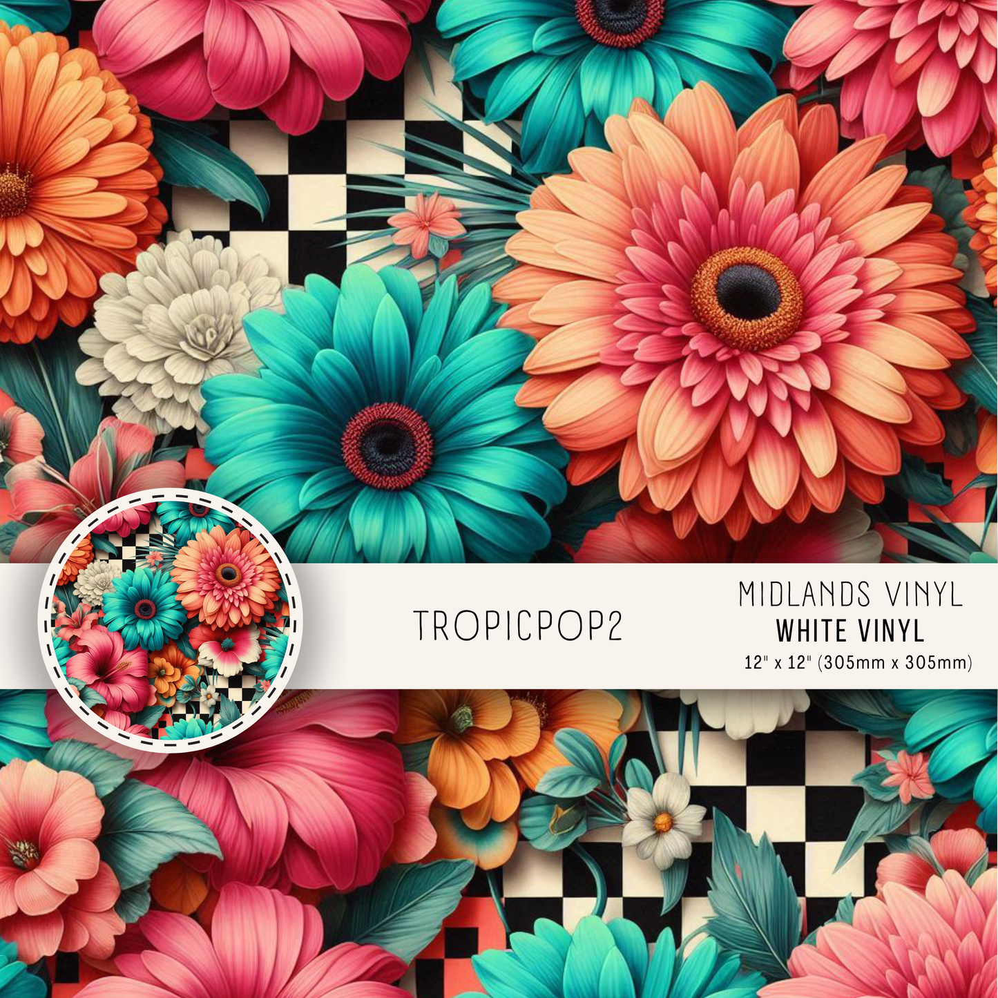 TROPIC POP COLLECTION - ASSORTED PATTERNS/SIZES