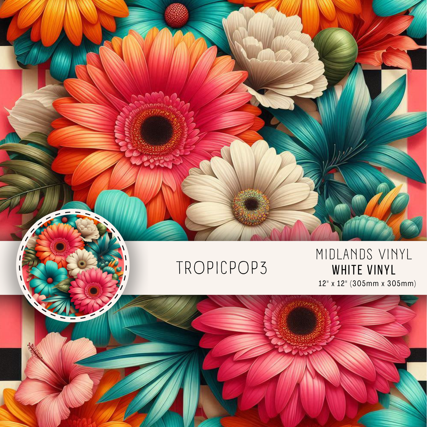 TROPIC POP COLLECTION - ASSORTED PATTERNS/SIZES